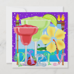 Paradies PARTY / Luau - SRF Einladung