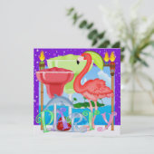 Paradies PARTY / Luau - SRF Einladung (Stehend Vorderseite)