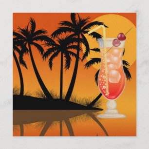 Paradies PARTY / Luau - SRF Einladung