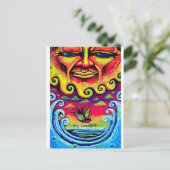 Paradies Postkarte (Stehend Vorderseite)