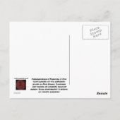 Paradies Postkarte (Rückseite)