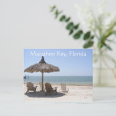 Paradies Postkarte (Stehend Vorderseite)