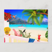 Paradies Postkarte (Vorderseite)