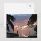 Paradies Postkarte (Vorne/Hinten)