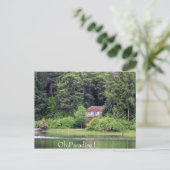 Paradies Postkarte (Stehend Vorderseite)