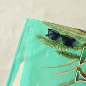 Paradies Postkartenstil Spaß im Sonnenhandtuch Strandtuch (Beispiel)