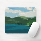 Paradies Retro Mousepad (Mit Mouse)