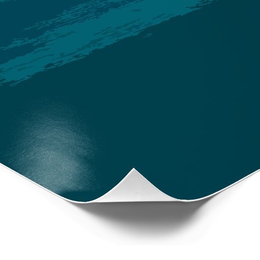 Paradies Retro Poster (Ecke)