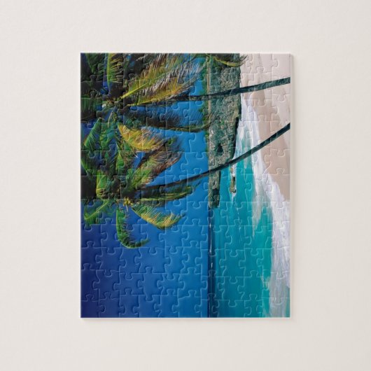 Paradies-Strand Puzzle (Vertikal)