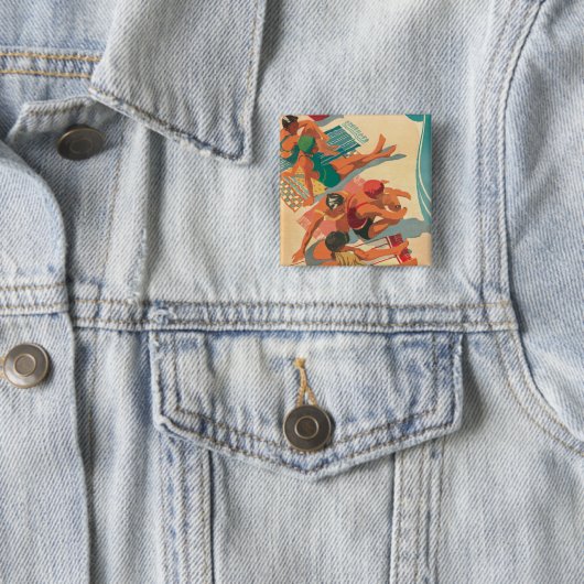 Paradies-Strand-Verein Button (Beispiel)