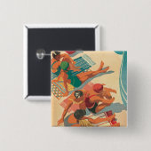 Paradies-Strand-Verein Button (Vorne & Hinten)