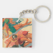 Paradies-Strand-Verein Schlüsselanhänger (Rückseite)