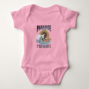 Paradies Surfen Wellenreiten Baby Strampler