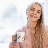 Paradies- und Kolibri in Aquarellfarben Kaffeetasse