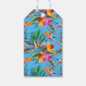 Paradies- und Orchideengarten Sommerblauer Garten Geschenkanhänger (Vorderseite)