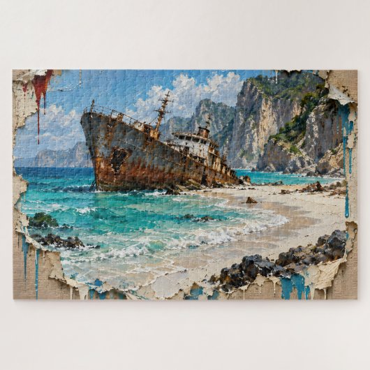 Paradies und Rost Puzzle (Horizontal)