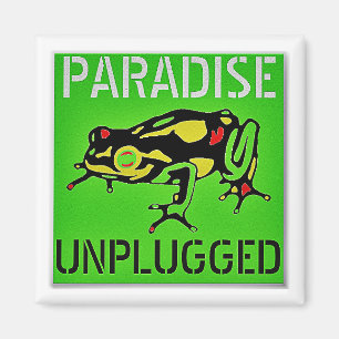 Paradies unplugged Big Island Hawaii Magnet