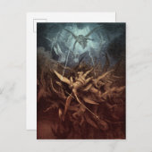 Paradies verloren: Fall der Engel der Rebellen Postkarte (Vorne/Hinten)