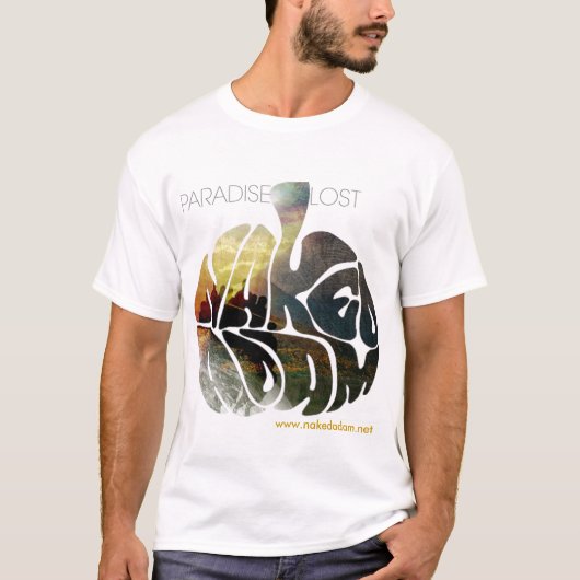 Paradies-verlorener grundlegender T - Shirt (Vorderseite)