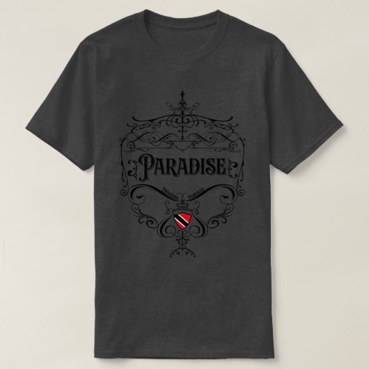 Paradies Vintages Design T-Shirt (Design vorne)