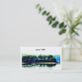 Paradies: Visitenkarte (Stehend Vorderseite)