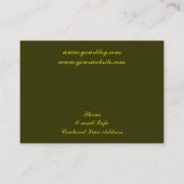 Paradies Visitenkarte (Rückseite)