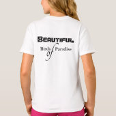Paradies Vögel im Sommer Landschaft  T-Shirt (Rückseite)