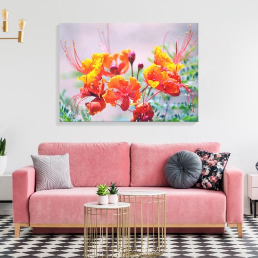 Paradies-Vogel Leinwanddruck (Insitu (Wohnzimmer))