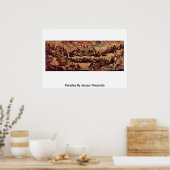 Paradies von Jacopo Tintoretto Poster (Küche)