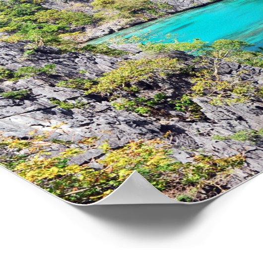 Paradies von Palawan Poster (Ecke)