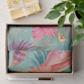 Paradiesbucht Lebendige Muscheln Seidenpapier (Geschenk)