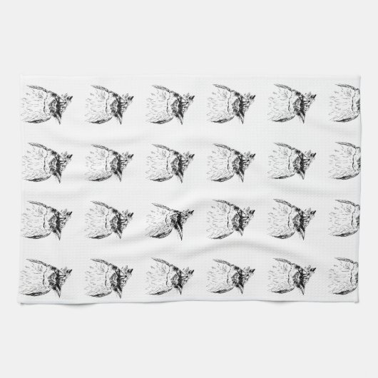 ParadiesFlycatcher Dishtowel Geschirrtuch (Horizontal)
