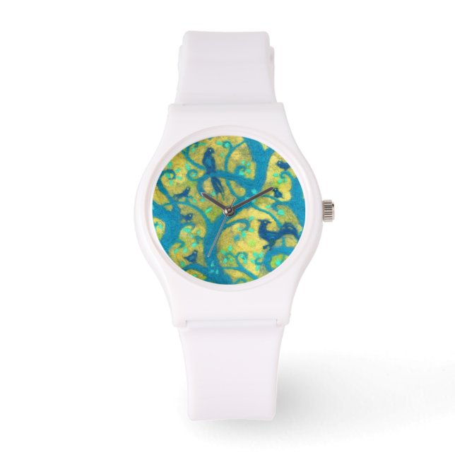 Paradiesgarten Armbanduhr (Vorderseite)