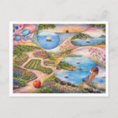 Paradiesgarten Postkarte (Vorderseite)