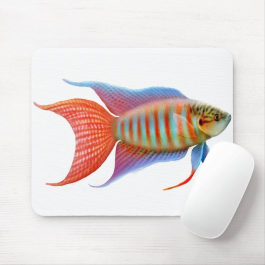 Paradiesgourami-Fische Mousepad (Mit Mouse)