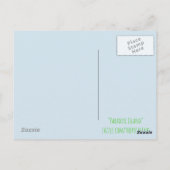 Paradiesinsel Postkarte (Rückseite)