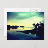 paradiesisch - nachts postkarte (Vorne/Hinten)