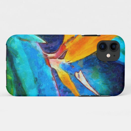 paradiesische Blume Case-Mate iPhone Hülle (Rückseite (Horizontal))