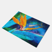 paradiesische Blume Fußmatte (Schrägansicht)