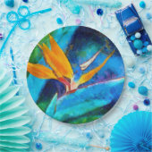 paradiesische Blume Pappteller (Party)