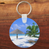 Paradiesstrand Schlüsselanhänger (Vorderseite)