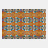 Paradiesvögel #2 geschenkpapier set (Vorderseite 2)