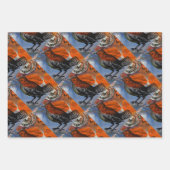 Paradiesvögel #2 geschenkpapier set (Vorderseite 3)