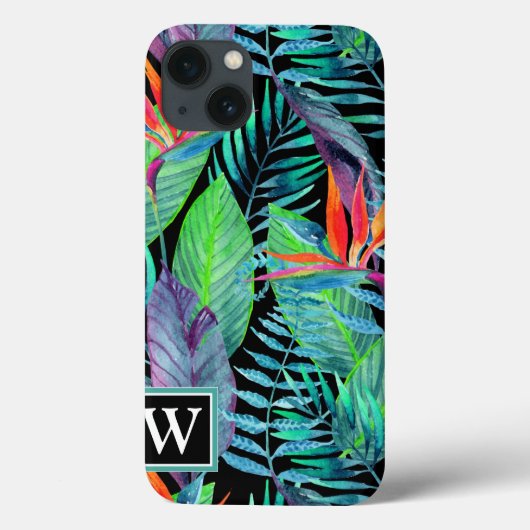Paradiesvogel | Anfänglich hinzufügen Case-Mate iPhone Hülle (Rückseite)