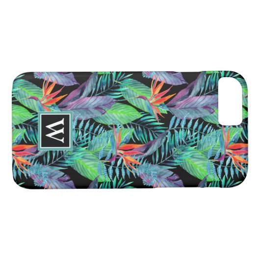 Paradiesvogel | Anfänglich hinzufügen Case-Mate iPhone Hülle (Rückseite (Horizontal))