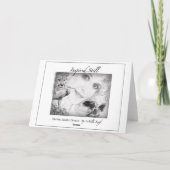 Paradiesvogel Anmerkungs-Karte Karte (Rückseite)