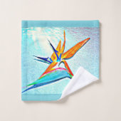 Paradiesvogel Badezimmer-Tuch-Set Badhandtuch Set (Waschlappen)