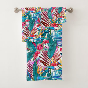 Paradiesvogel Badhandtuch Set