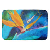 Paradiesvogel Blume Badematte (Vorderseite)