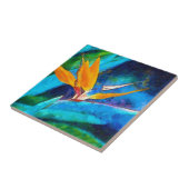 Paradiesvogel Blume Fliese (Seite)